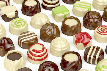 Image showing Chocolate candies