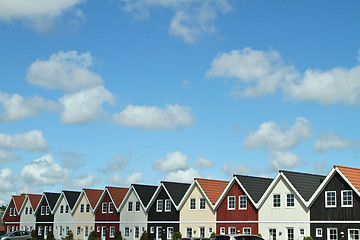 Image showing Houses in a village in Denmark