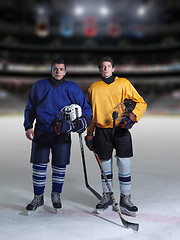 Image showing ice hockey sport players