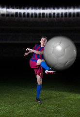 Image showing soccer player