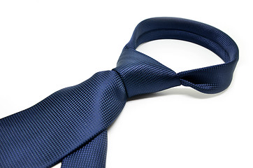 Image showing Blue men necktie  