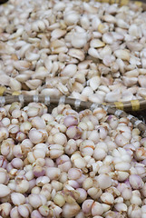 Image showing Baskets with garlic