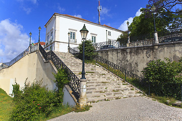 Image showing Old stairs in Lisbon 