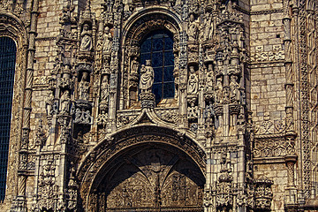 Image showing Lisbon - detail Jeronimos Monastery 