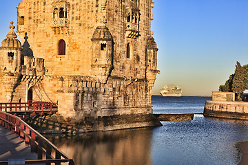 Image showing Belem Tower - Torre De Belem In Lisbon, Portugal 