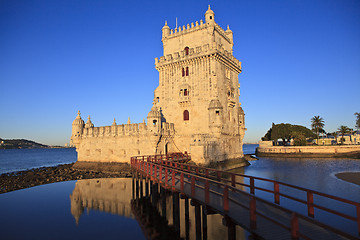 Image showing Belem Tower - Torre De Belem In Lisbon, Portugal 