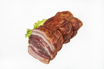 Image showing Bacon And Greenery