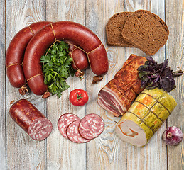 Image showing Sausage And Vegetables