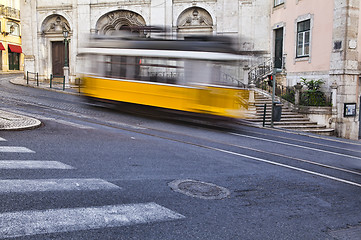 Image showing Long exposure shot. Travel and city life