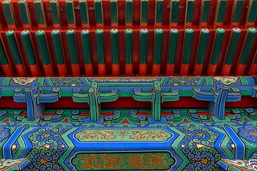 Image showing Classical Chinese tile on the roof