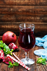 Image showing pomegranate juice