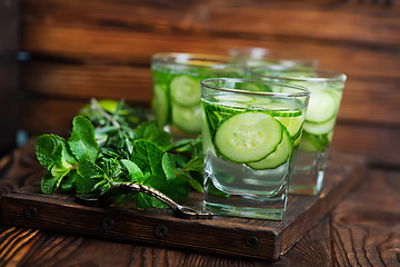 Image showing cucumber drink