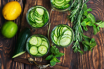 Image showing cucumber drink