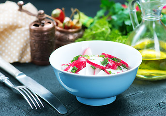 Image showing radish salad