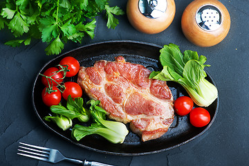 Image showing fried steak