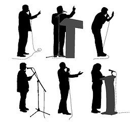 Image showing Public speaking