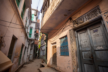 Image showing Varanasi alleyways