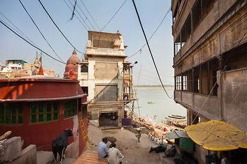 Image showing Manikarnika Ghat