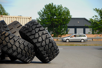 Image showing Big Tyres