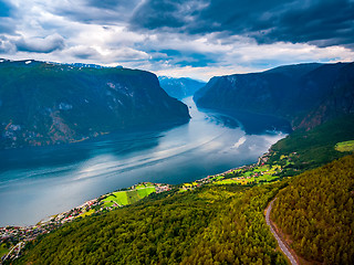Image showing Beautiful Nature Norway - Sognefjorden.
