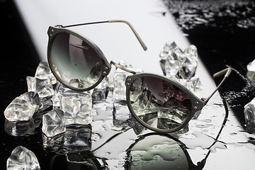 Image showing Sunglasses Ans Ice