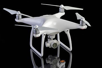 Image showing studio photo of a drone aircraft