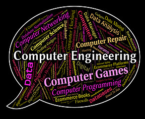 Image showing Computer Engineering Indicates Connection Computers And Internet