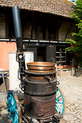 Image showing Distillation appliance at the ecomusee in Alsace