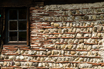 Image showing Half timbered house at the ecomusee in Alsace