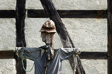 Image showing Half timbered house at the ecomusee in Alsace