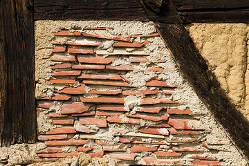 Image showing Half timbered house at the ecomusee in Alsace