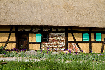 Image showing Half timbered house at the ecomusee in Alsace