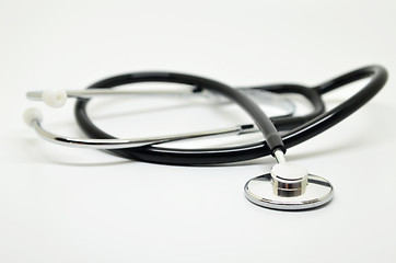 Image showing Medical stethoscope isolated