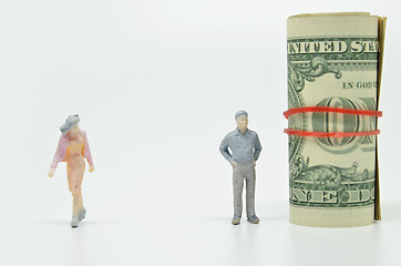 Image showing Women leaving a rich boyfriend. 