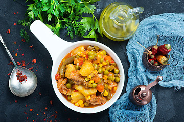 Image showing fried vegetables