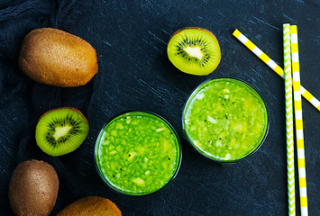 Image showing kiwi smoothie