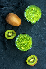 Image showing kiwi smoothie