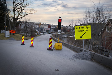 Image showing Closed Road