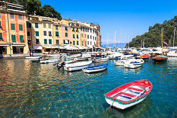 Image showing Portofino, Italy - Summer 2016 - view from the sea