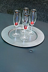 Image showing Cherry glasses