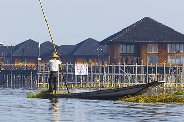 Image showing Inle Lake, Myanmar.
