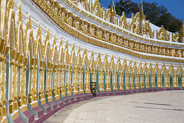 Image showing Umin Thounzeh temple in myanmar