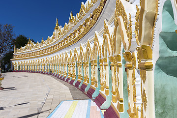 Image showing Umin Thounzeh temple in myanmar