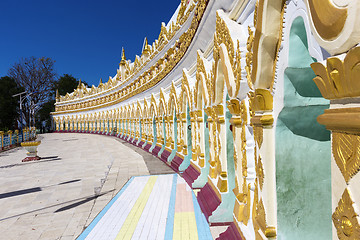 Image showing Umin Thounzeh temple in myanmar