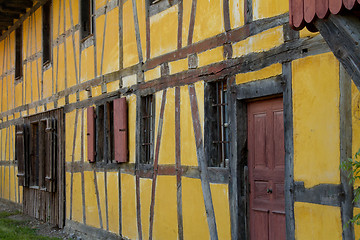 Image showing Half timbered house at the ecomusee in Alsace