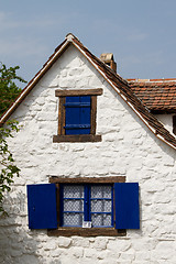 Image showing Half timbered house at the ecomusee in Alsace