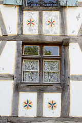 Image showing Half timbered house at the ecomusee in Alsace