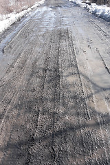 Image showing dirty road