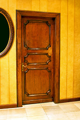 Image showing Old wooden door