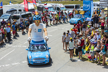 Image showing Krys Caravan in Alps - Tour de France 2015